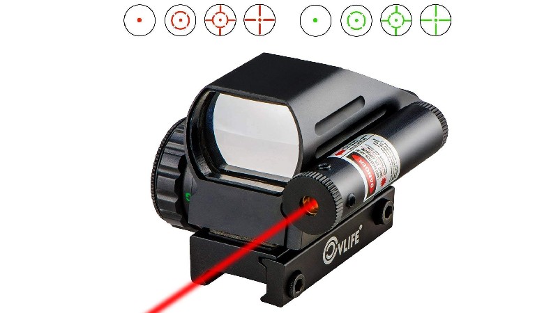 Cronus reflex laser sight red or green add-on