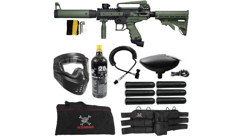 Maddog Tippmann Cronus Tactical Corporal Paintball Gun Marker Starter Package