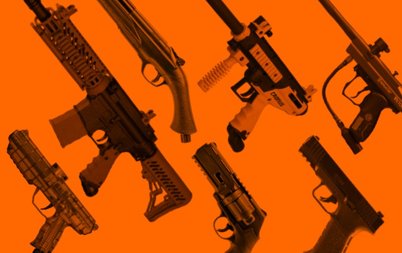 Many different types, designs, and styles of paintball markers